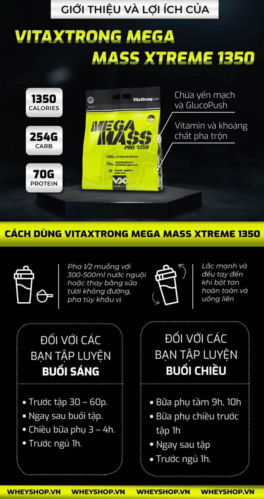 VitaXtrong Mega Mass 1350