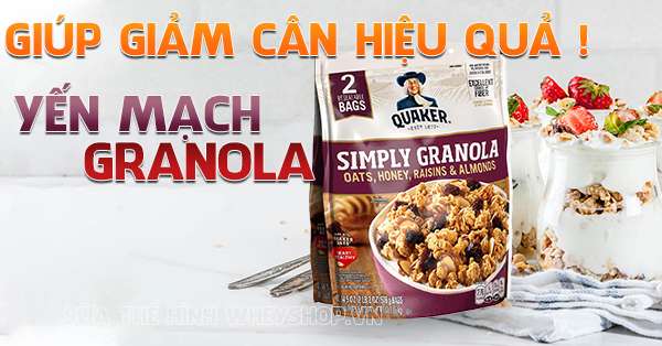Có thể kết hợp granola với các thực phẩm nào để giảm cân hiệu quả?