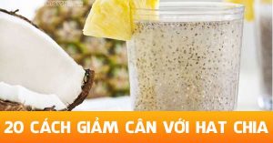 20 cách giảm cân với hạt Chia hiệu quả nhất