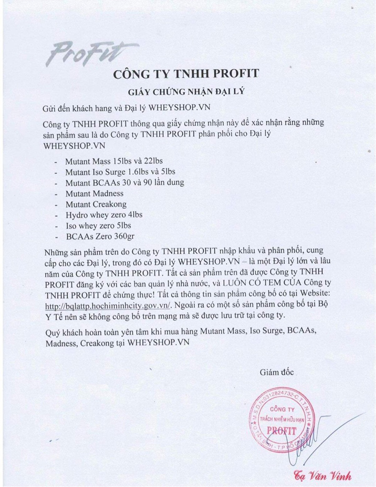 Mua hàng sản phẩm Mutant ở đâu chính hãng, uy tín, giá rẻ tại Hà Nội TpHCMCông ty TNHH Profit là công ty lớn hàng đầu Việt Nam trong lĩnh vực nhập khẩu với...