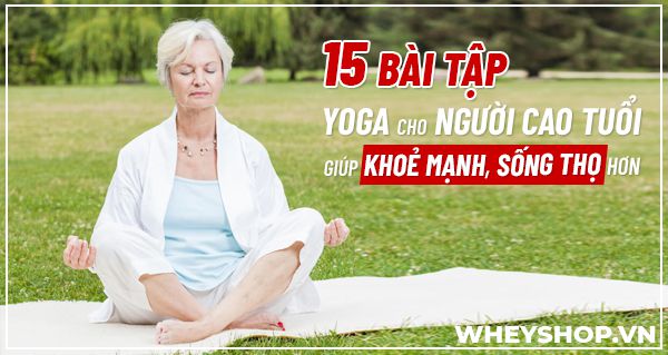 Nếu bạn đang tìm kiếm những bài tập Yoga cho người cao tuổi thì hãy cùng WheyShop tham khảo 15 bài tập hiệu quả nhất qua bài viết...