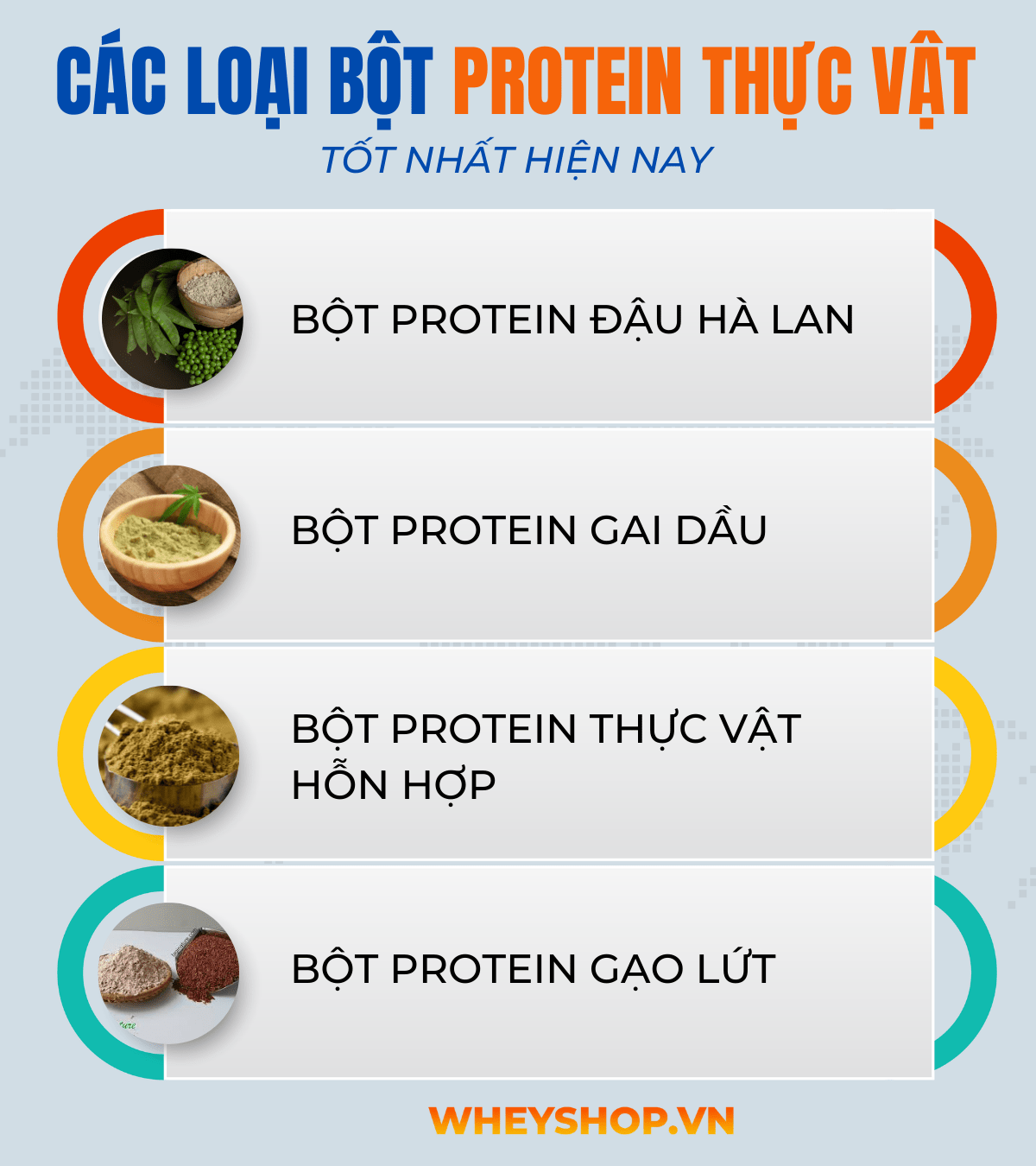 Bột protein có nguồn gốc thực vật là chất dinh dưỡng rất quan trọng đối với cơ thể, bổ sung nguồn protein thiết yếu cho người ăn chay. Vậy bột protein thực...