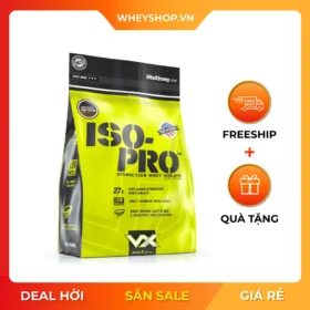 VitaXtrong ISO Pro được đánh giá là một trong những sản phẩm Whey Protein tinh khiết nhất hiện nay. ISOPRO 100% Hydrolyzed Whey Protein và không chứa đường lactose, gluten, chất béo bão hòa.