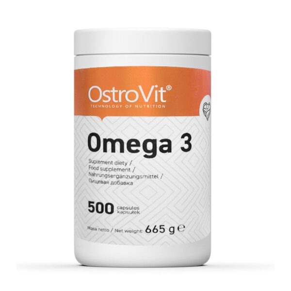 Ostrovit Omega-3 500 viên là sản phẩm bổ sung axit béo Omega-3 cải thiện sức khỏe tổng thể. Ostrovit Omega-3 500 viên nhập khẩu, giá rẻ tốt nhất Hà Nội TpHCM