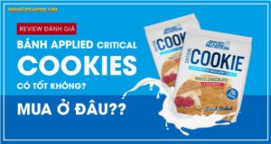 Review đánh giá Bánh Applied Critical Cookies có tốt không? Mua ở đâu?