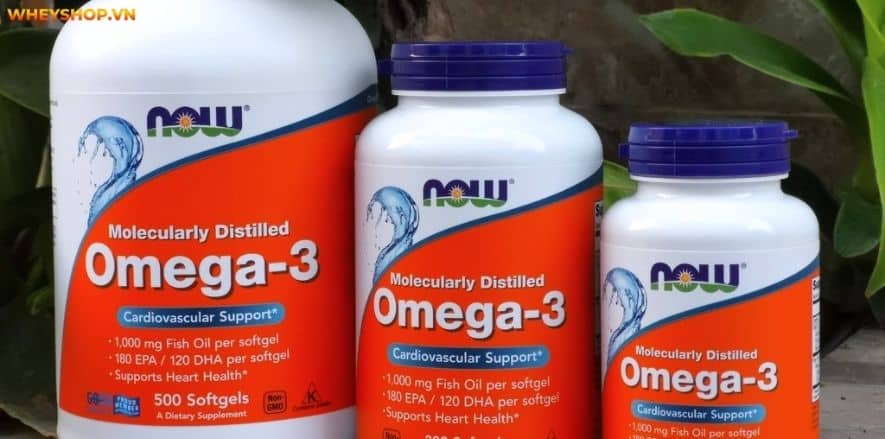 Now Omega-3 là viên uống dầu cá cải thiện sức khỏe tổng thể bán chạy nhất hiện nay. Bài viết dưới đây review đánh giá Now Omega-3 có tốt không, cùng WheyShop...