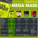 VitaXtrong Mega Mass có công thức đột phá hỗ trợ tăng cân, tăng cơ hàng đầu. Bài viết dưới đây WheyShop sẽ review đánh giá VitaXtrong Mega Mass có tốt không...