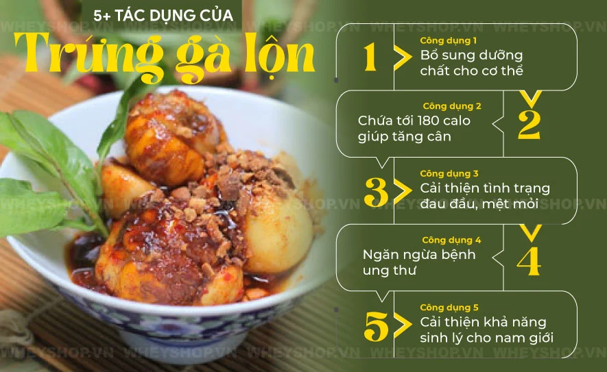Trứng gà lộn là một trong những món khoái khẩu của người Việt. Vậy Ăn trứng gà lộn có tác dụng gì? Trứng gà lộn có tốt không? Cùng BenhVienKim tìm hiểu...