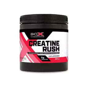 BioX Creatine Rush 250g là sản phẩm tăng sức mạnh, cải thiện sức bền, giảm đau nhức cơ hiệu quả. BioX Creatine Rush  được nhập khẩu chính hãng cam kết chất...