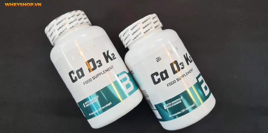 Biotech Ca D3 K2 cung cấp vitamin khoáng chất hỗ trợ sức khỏe xương khớp được các gymer đón nhận tích cực. Cùng WheyShop review đánh giá Biotech Ca D3 K2...