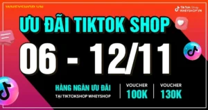 Hàng ngàn ưu đãi TikTok Shop 06 – 12/11 đang chờ đón bạn